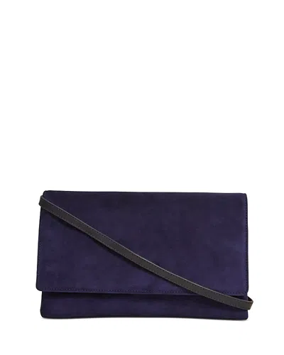 Hobbs London Renata Leather Clutch In Midnight