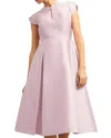 Hobbs London Rhea Pleated Skirt Dress In Soft Petal