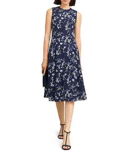 Hobbs London Ria Embroidered Dress In Multi