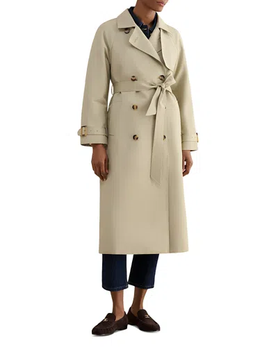 Hobbs London Riley Trench Coat In White