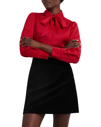 Hobbs London Ruby Blouse In Red