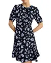 Hobbs London Rydall Dress In Black Multi