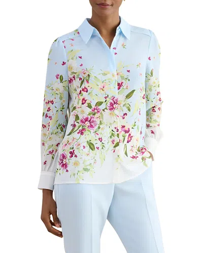 Hobbs London Sabina Shirt In Blue