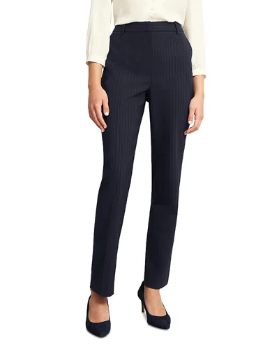 Hobbs London Salisbury Trousers In Navy Ivory