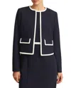Hobbs London Sally Jacket In Blue
