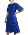 Hobbs London Samara Dress In Lapis Blue