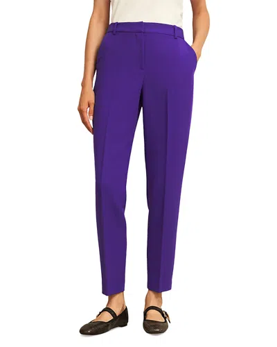 Hobbs London Sami Tapered Pants In Purple