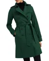 Hobbs London Saskia Trench Coat In Bay Green