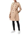 Hobbs London Petite Saskia Trench Coat In Tan
