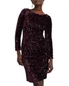 Hobbs London Sawyer Dress In Warm Plum