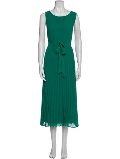 Pre-owned Hobbs London Scoop Neck Long Dress In Multi