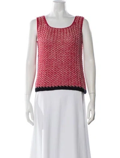 Pre-owned Hobbs London Scoop Neck Sweater In Multicolor