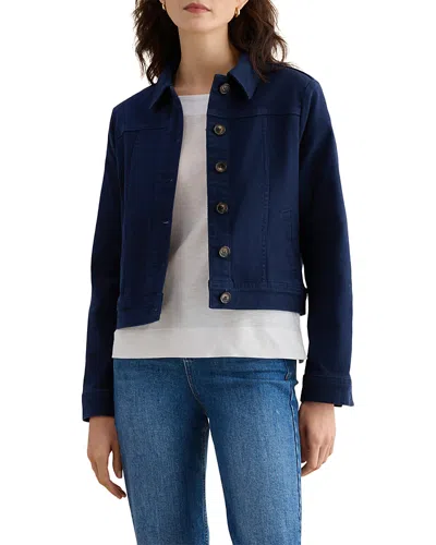 Hobbs London Selborne Denim Jacket In Blue