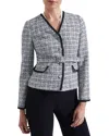 Hobbs London Selena Jacket In Ivory Multi