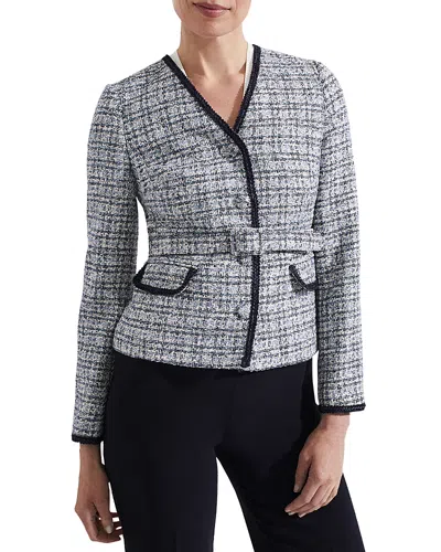 Hobbs London Selena Jacket In Ivory Multi