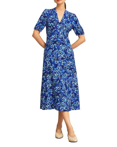 Hobbs London Sidonie Dress In Blue