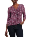 Hobbs London Simmy Printed Top In Zinnia Multi