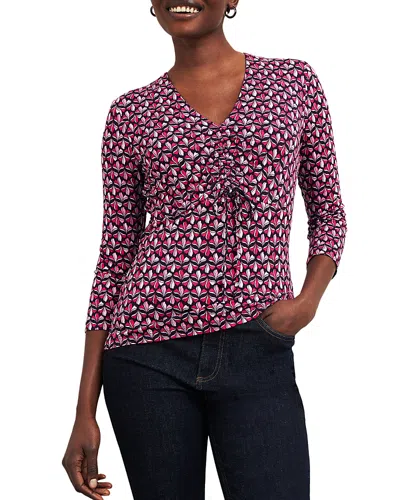 Hobbs London Simmy Printed Top In Zinnia Multi