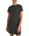 Hobbs London Simona Dress In Black Ivory
