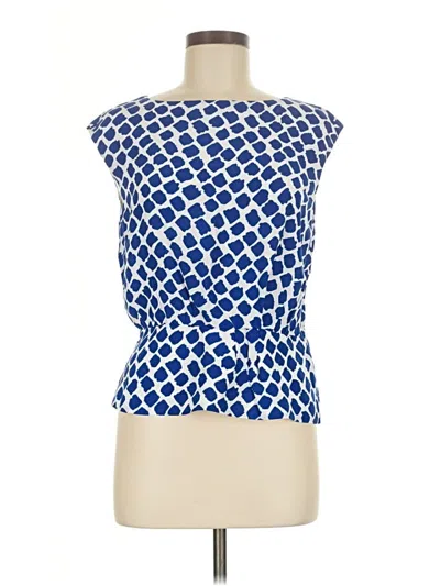 Hobbs London Sleeveless Blouse In Blue