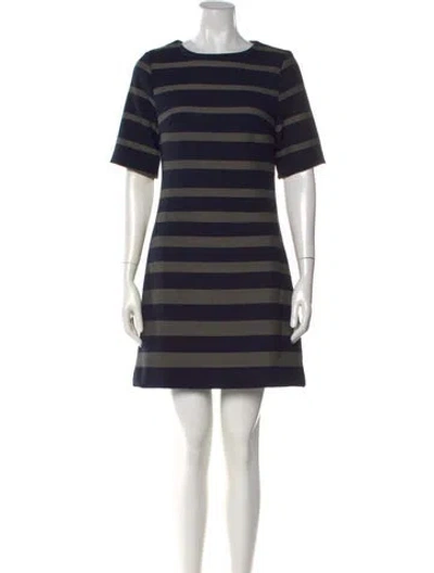 Pre-owned Hobbs London Striped Mini Dress In Multi