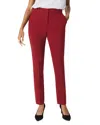 Hobbs London Suki Tailored Trousers In Rhubarb Red