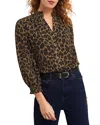 Hobbs London Tatiana Blouse In Camel Multi