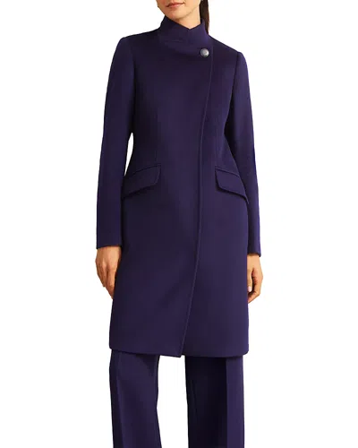 Hobbs London Taylor Coat In Purple