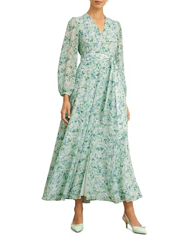 Hobbs London Thea Maxi Dress In Sage Green