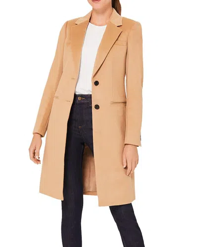 Hobbs London Petite Tilda Wool Coat In Camel