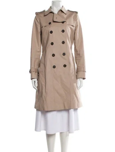 Pre-owned Hobbs London Trench Coat In Neutral