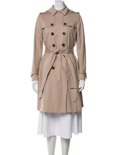 Pre-owned Hobbs London Trench Coat In Neutral
