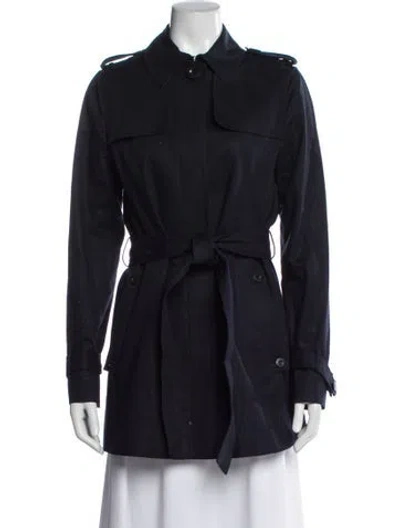 Pre-owned Hobbs London Utility Jacket In Blue
