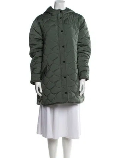 Pre-owned Hobbs London Utility Jacket In Green