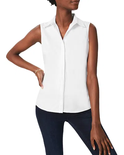 Hobbs London Vic Sleeveless Shirt In White