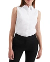 HOBBS LONDON VIC SLEEVELESS SHIRT