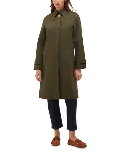 Hobbs London Vienna Trench Coat In Green