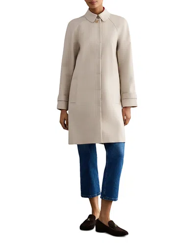 Hobbs London Vivienne Trench Coat In White