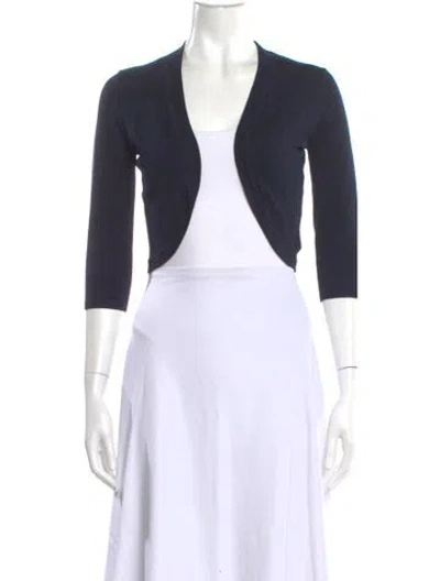 Pre-owned Hobbs London V-neck Sweater In Black