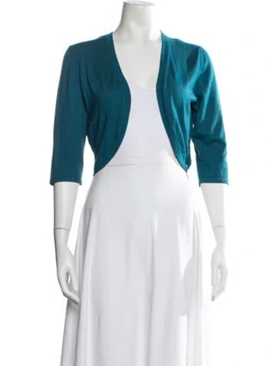 Pre-owned Hobbs London V-neck Sweater In Blue