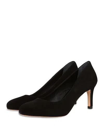 Hobbs London Women's Lizzie Mid Heel Court Pumps In Black