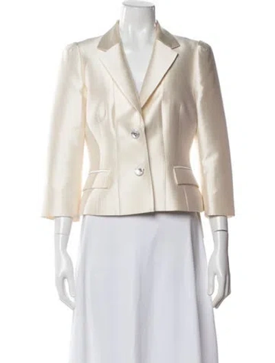 Pre-owned Hobbs London Wool Blazer In Neutral