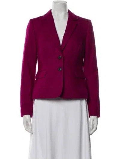 Pre-owned Hobbs London Wool Blazer In Red