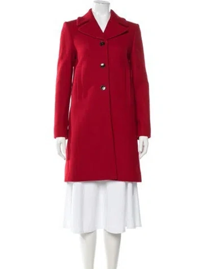 Pre-owned Hobbs London Wool Blazer In Red