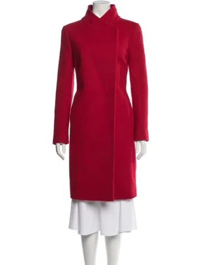 Pre-owned Hobbs London Wool Coat In Red