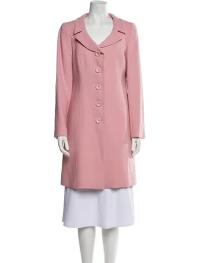 Pre-owned Hobbs London Wool Peacoat In Pink