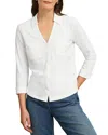 Hobbs London Zariah Slub Shirt In White