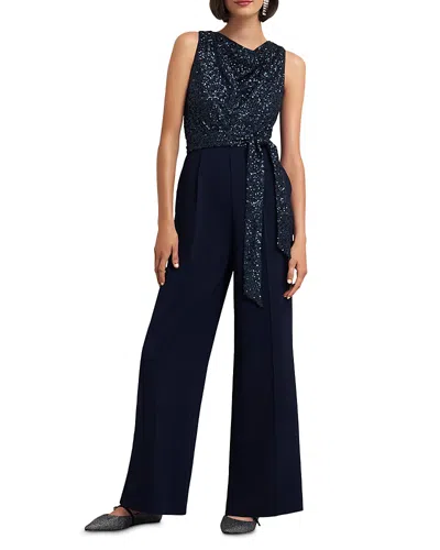 Hobbs London Zuri Jumpsuit In Nidnight Navy