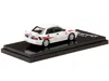 Hobby Japan Mitsubishi Lancer Rs Evolution Iii Rhd (right Hand Drive) Scortia White With Red Rally Stripes 1/64