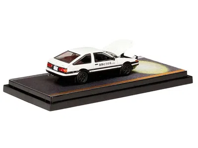 Hobby Japan Toyota Sprinter Trueno (ae86) Rhd (right Hand Drive) White And Black "engine Mounted Model Vs Kyoich